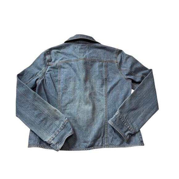 Geoffry Beene Sport Women's Jean/Denim jacket, size 12; Vintage, tapered waist - Picture 2 of 9